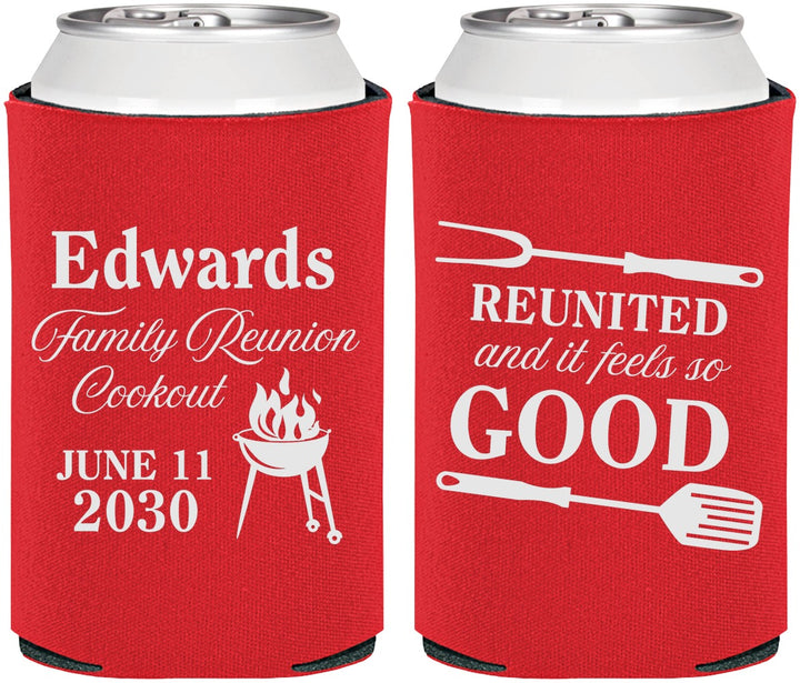 Personalized Family Reunion Can Coolers - Bbq Reunited | 160001
