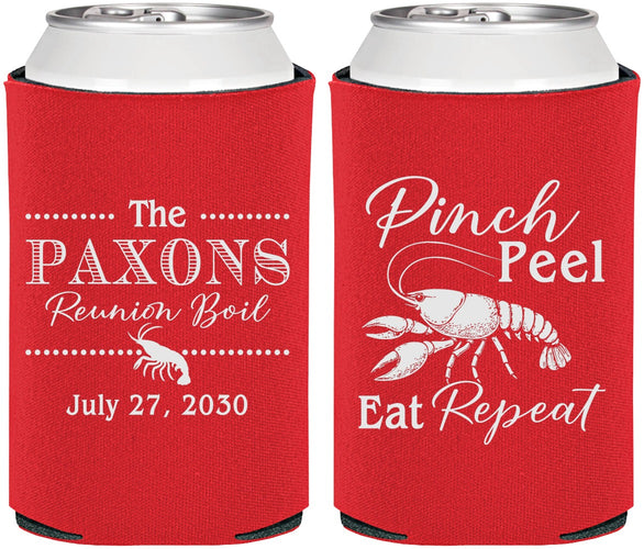 Personalized Family Reunion Can Coolers - Crawfish Boil | 160006