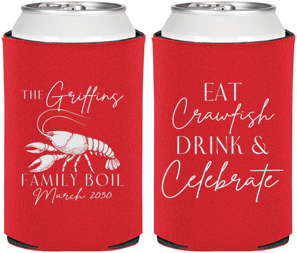 Personalized Family Reunion Can Coolers - Crawfish Boil | 160007