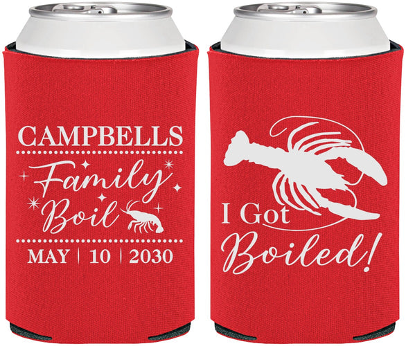 Personalized Family Reunion Can Coolers - Crawfish Boil | 160008