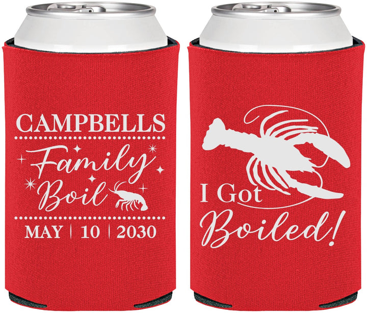 Personalized Family Reunion Can Coolers - Crawfish Boil | 160008