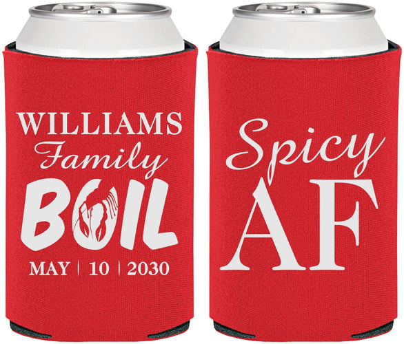 Personalized Family Reunion Can Coolers - Crawfish Boil | 160009