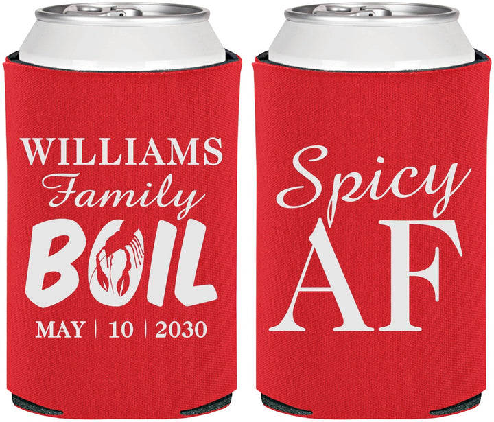 Personalized Family Reunion Can Coolers - Crawfish Boil | 160009