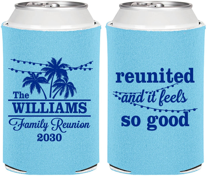 Personalized Family Reunion Can Coolers - Beach Reunited | 160010
