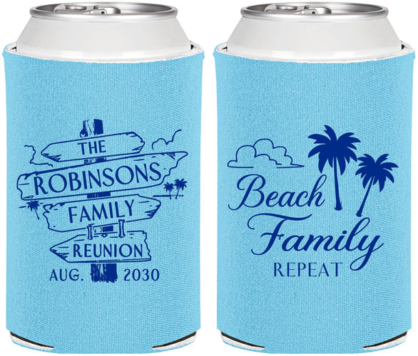 Personalized Family Reunion Can Coolers - Beach Family Repeat | 160014