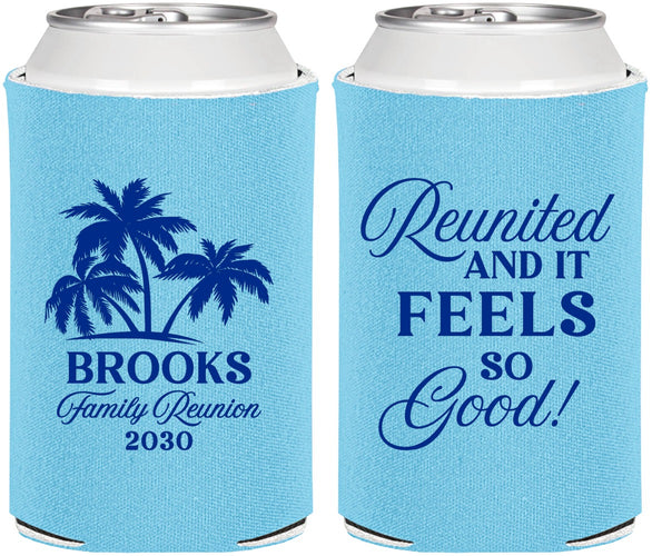 Personalized Family Reunion Can Coolers - Beach Reunited | 160017