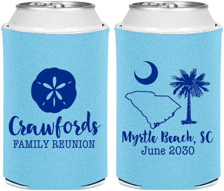 Personalized Family Reunion Can Coolers - South Carolina | 160018