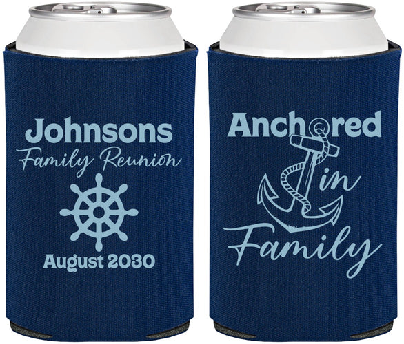 Personalized Family Reunion Can Coolers - Cruise Nautical | 160020