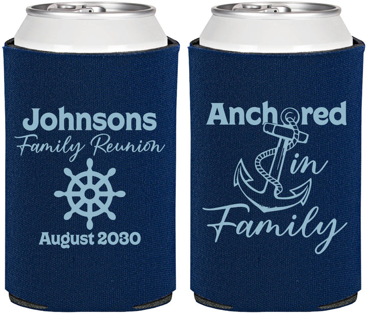 Personalized Family Reunion Can Coolers - Cruise Nautical | 160020