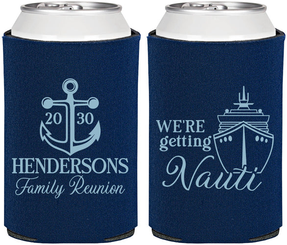 Personalized Family Reunion Can Coolers - Cruise Nautical | 160021