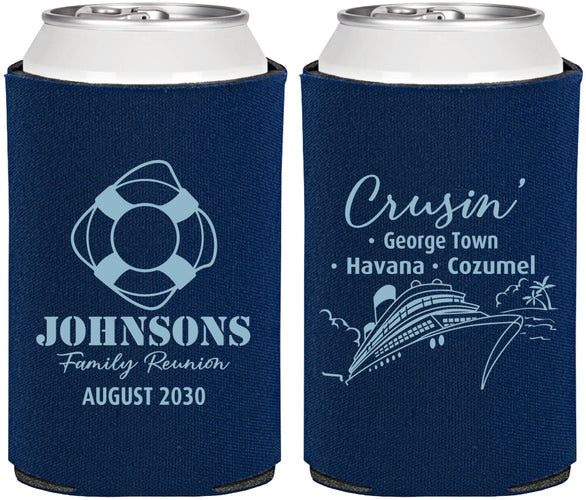 Personalized Family Reunion Can Coolers - Cruise Crusin | 160025
