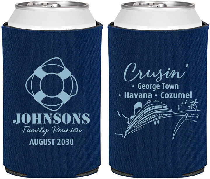 Personalized Family Reunion Can Coolers - Cruise Crusin | 160025