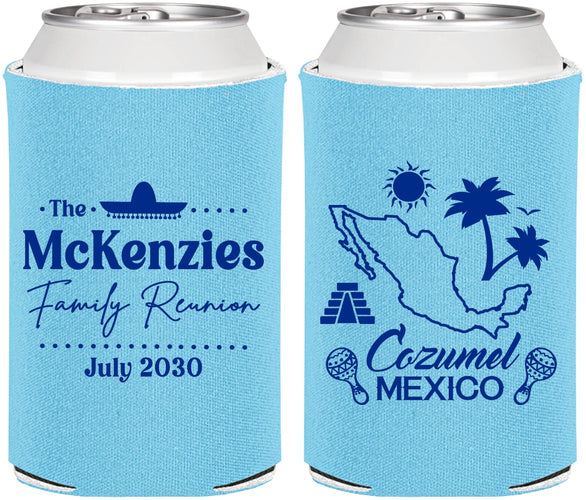 Personalized Family Reunion Can Coolers - Mexico | 160033