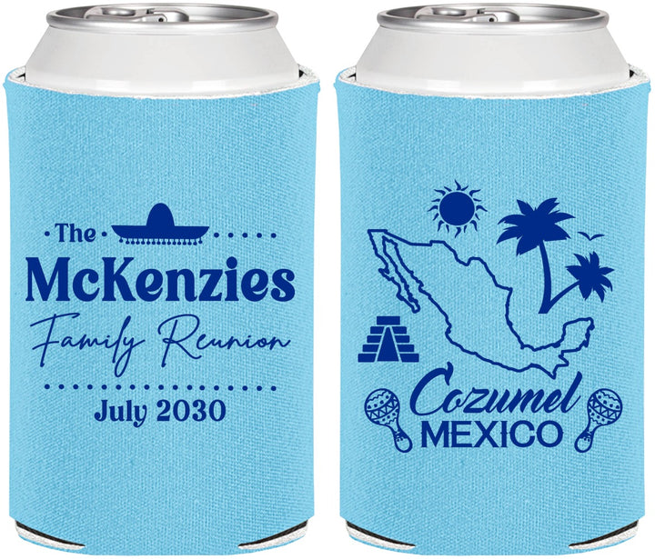 Personalized Family Reunion Can Coolers - Mexico | 160033