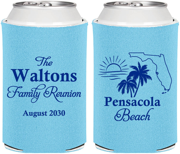 Personalized Family Reunion Can Coolers - Florida Beach | 160036