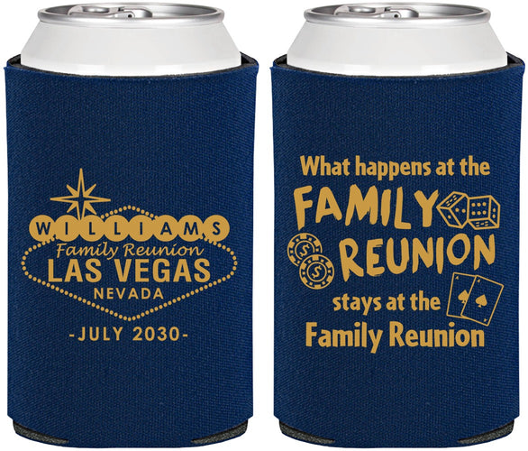 Personalized Family Reunion Can Coolers - Las Vegas | 160038