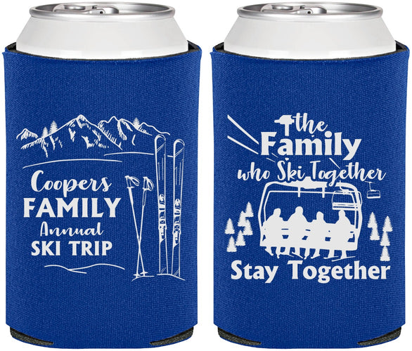 Personalized Family Reunion Can Coolers - Ski Trip | 160041