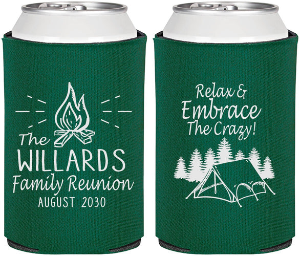 Personalized Family Reunion Can Coolers - Camping | 160045