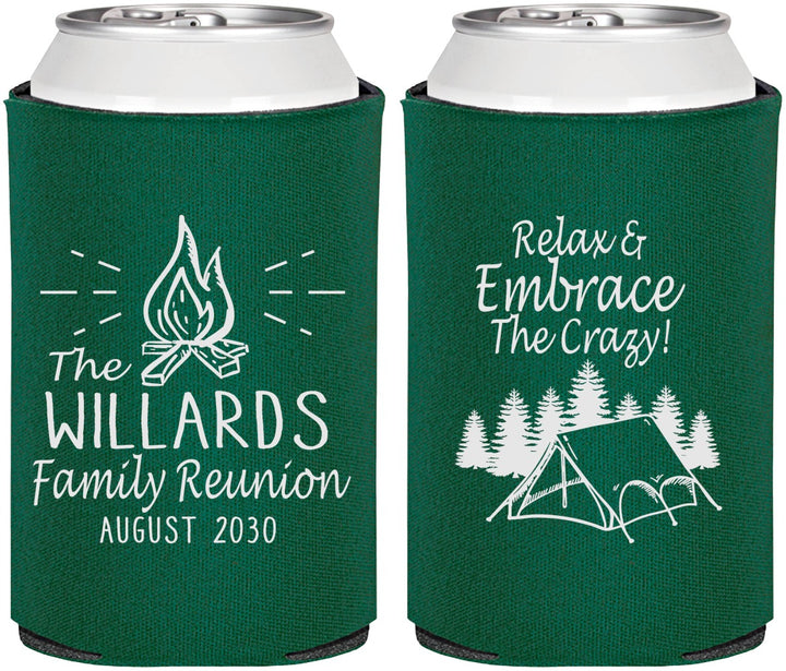 Personalized Family Reunion Can Coolers - Camping | 160045