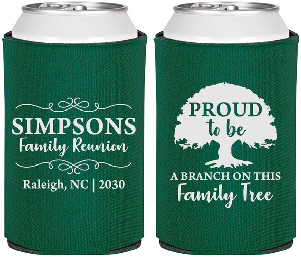Personalized Family Reunion Can Coolers - Family Tree | 160050