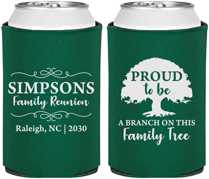Personalized Family Reunion Can Coolers - Family Tree | 160050