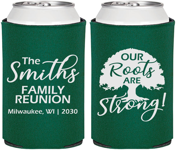 Personalized Family Reunion Can Coolers - Our Roots Are Strong | 160051