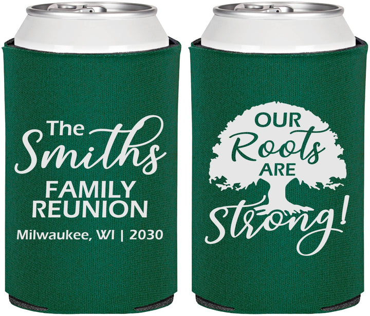 Personalized Family Reunion Can Coolers - Our Roots Are Strong | 160051