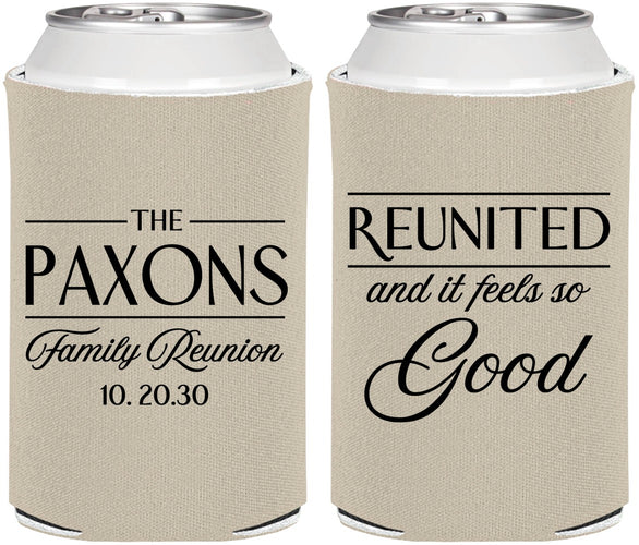 Personalized Family Reunion Can Coolers - Reunited Feels So Good | 160052