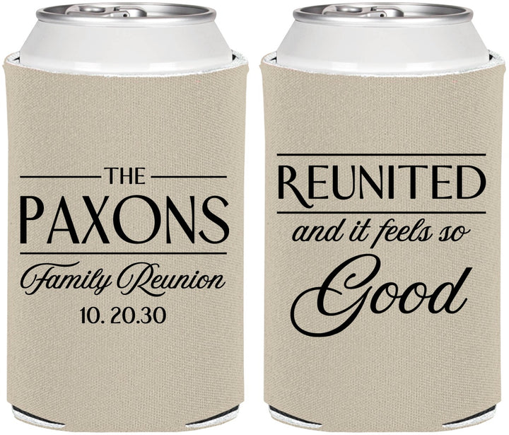 Personalized Family Reunion Can Coolers - Reunited Feels So Good | 160052