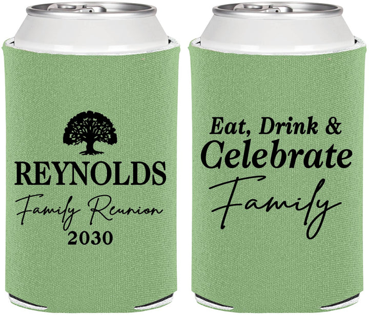 Personalized Family Reunion Can Coolers - Eat Drink Celebrate | 160053