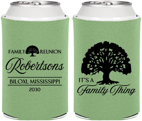 Personalized Family Reunion Can Coolers - Tree Family Thing | 160054