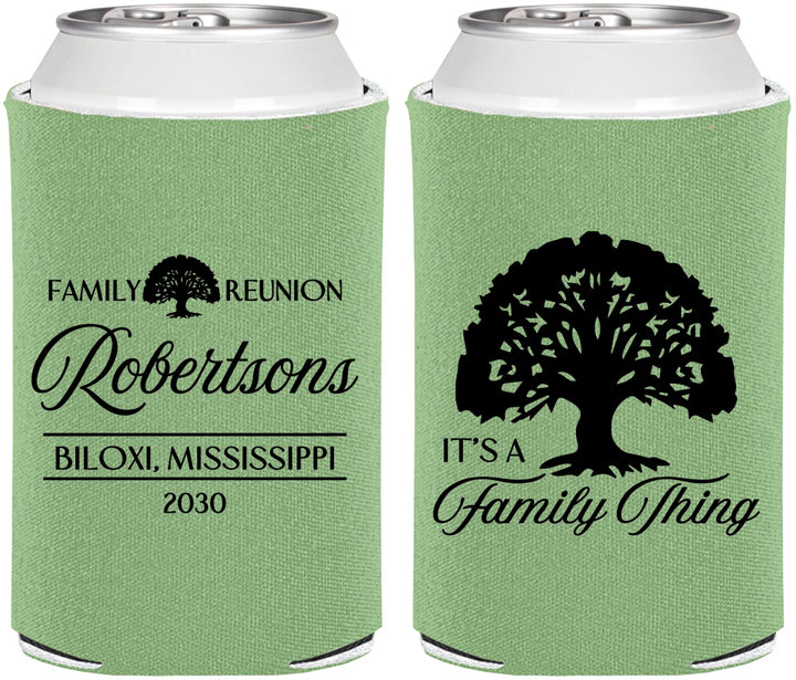 Personalized Family Reunion Can Coolers - Tree Family Thing | 160054