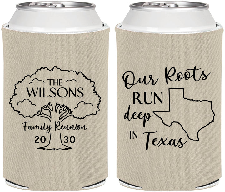 Personalized Family Reunion Can Coolers - Texas | 160055