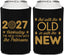 Personalized New Years Can Coolers - 2027 Out With The Old | 170000