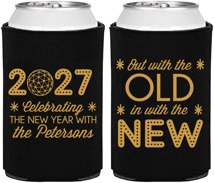 Personalized New Years Can Coolers - 2027 Out With The Old | 170000