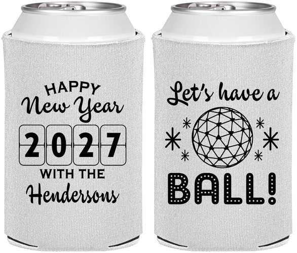 Personalized New Years Can Coolers - 2027 Lets Have A Ball | 170001