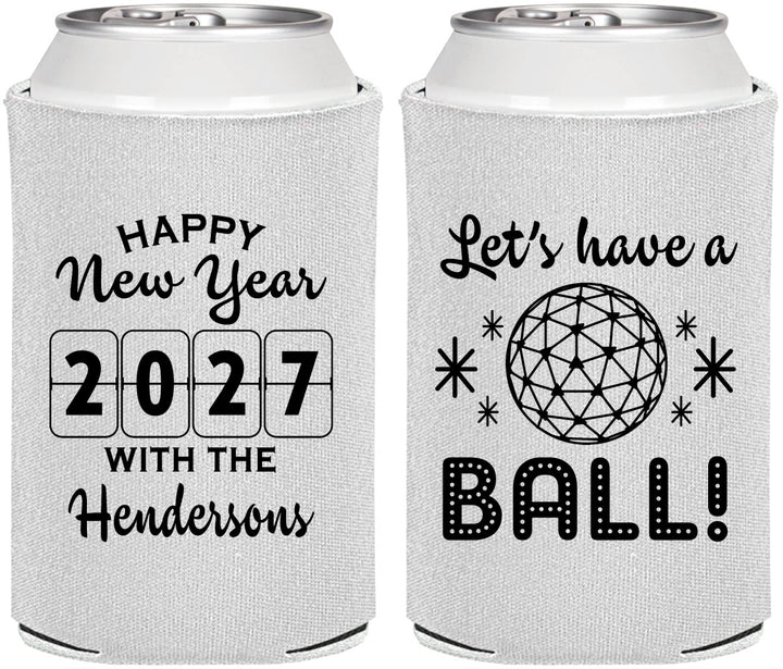 Personalized New Years Can Coolers - 2027 Lets Have A Ball | 170001