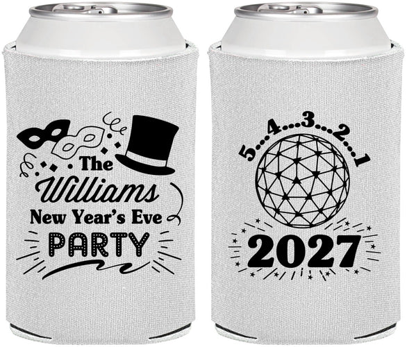 Personalized New Years Can Coolers - 2027 Ball | 170005