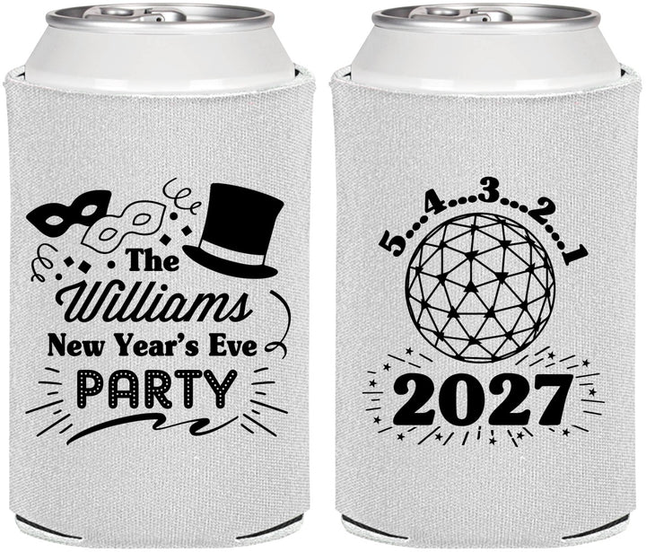 Personalized New Years Can Coolers - 2027 Ball | 170005