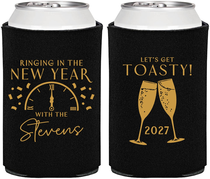 Personalized New Years Can Coolers - 2027 Toast | 170008