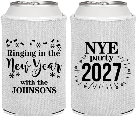 Personalized New Years Can Coolers - 2027 Ringing In | 170013