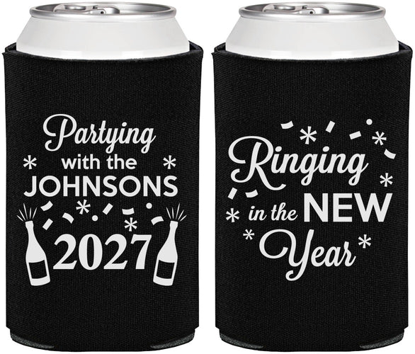 Personalized New Years Can Coolers - 2027 Ringing In | 170014