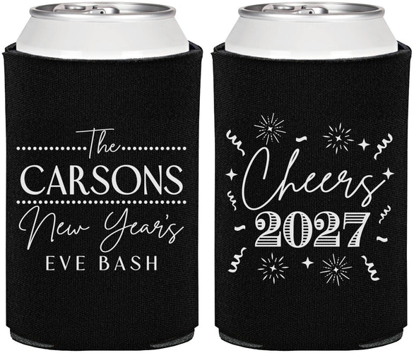 Personalized New Years Can Coolers - 2027 Cheers | 170018