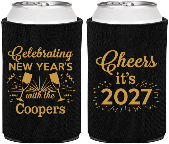 Personalized New Years Can Coolers - 2027 Cheers | 170024