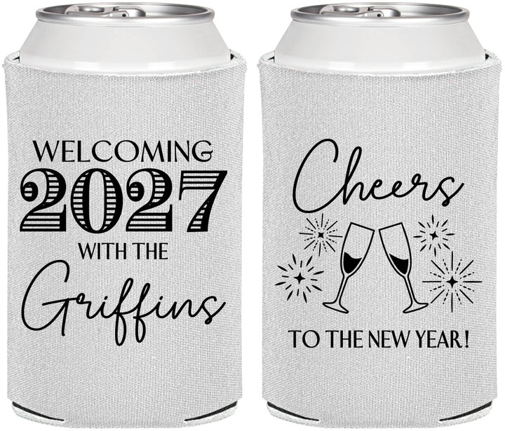 Personalized New Years Can Coolers - 2027 Cheers | 170029