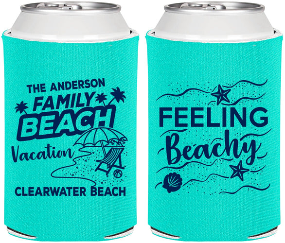 Personalized Family Vacation Can Coolers - Feeling Beachy | 180002