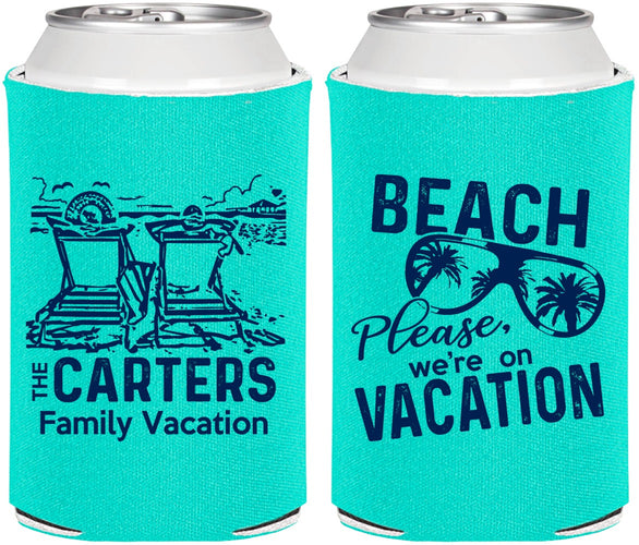 Personalized Family Vacation Can Coolers - Relax We Are On Vacation | 180006