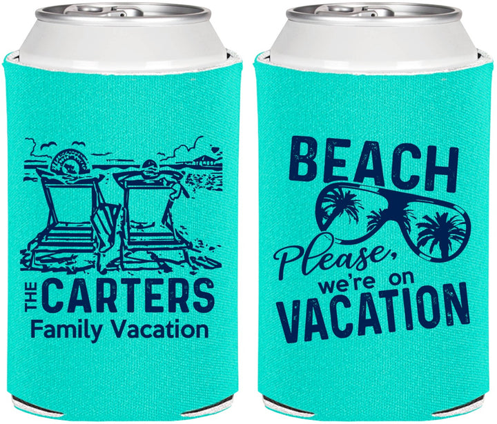 Personalized Family Vacation Can Coolers - Relax We Are On Vacation | 180006