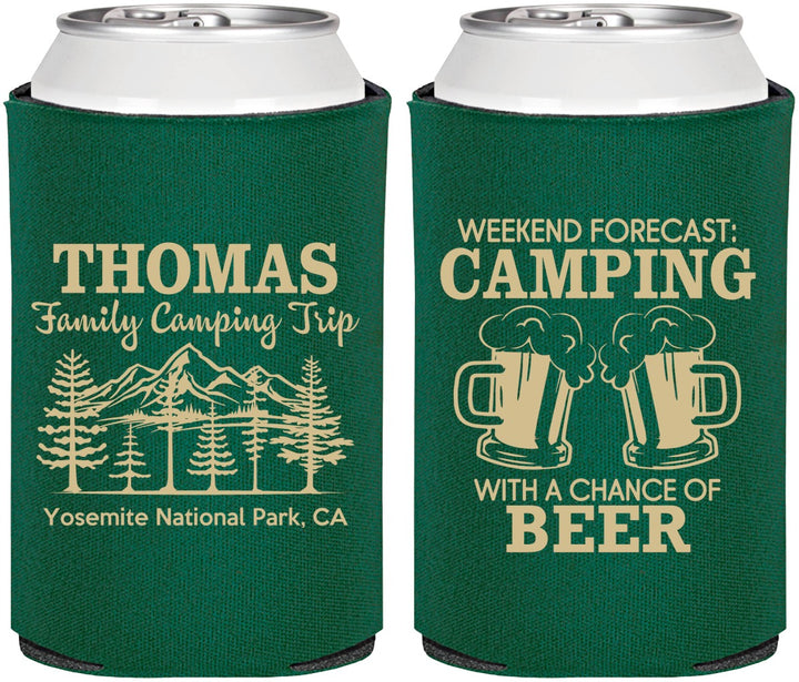 Personalized Family Vacation Can Coolers - Camping Park | 180013