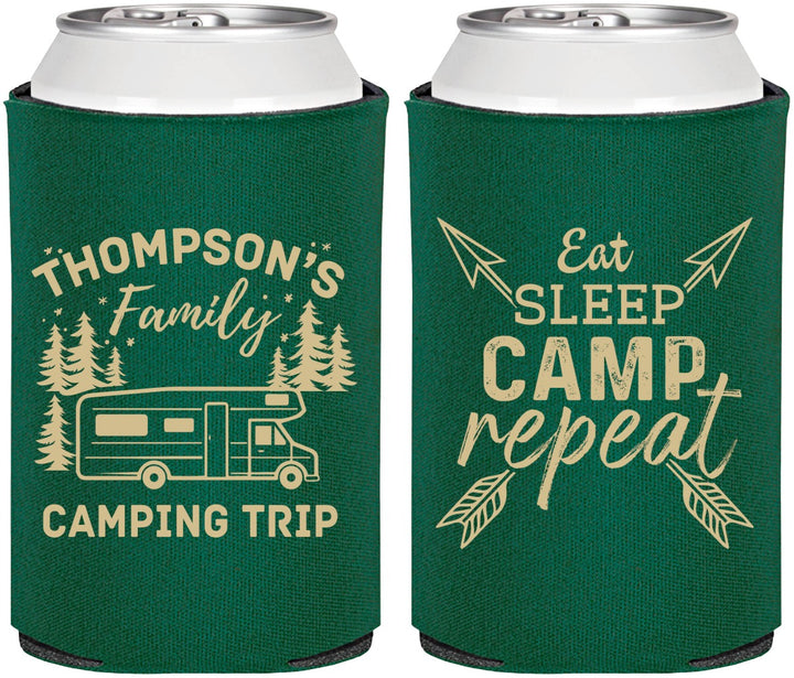 Personalized Family Vacation Can Coolers - Camping Trip | 180016